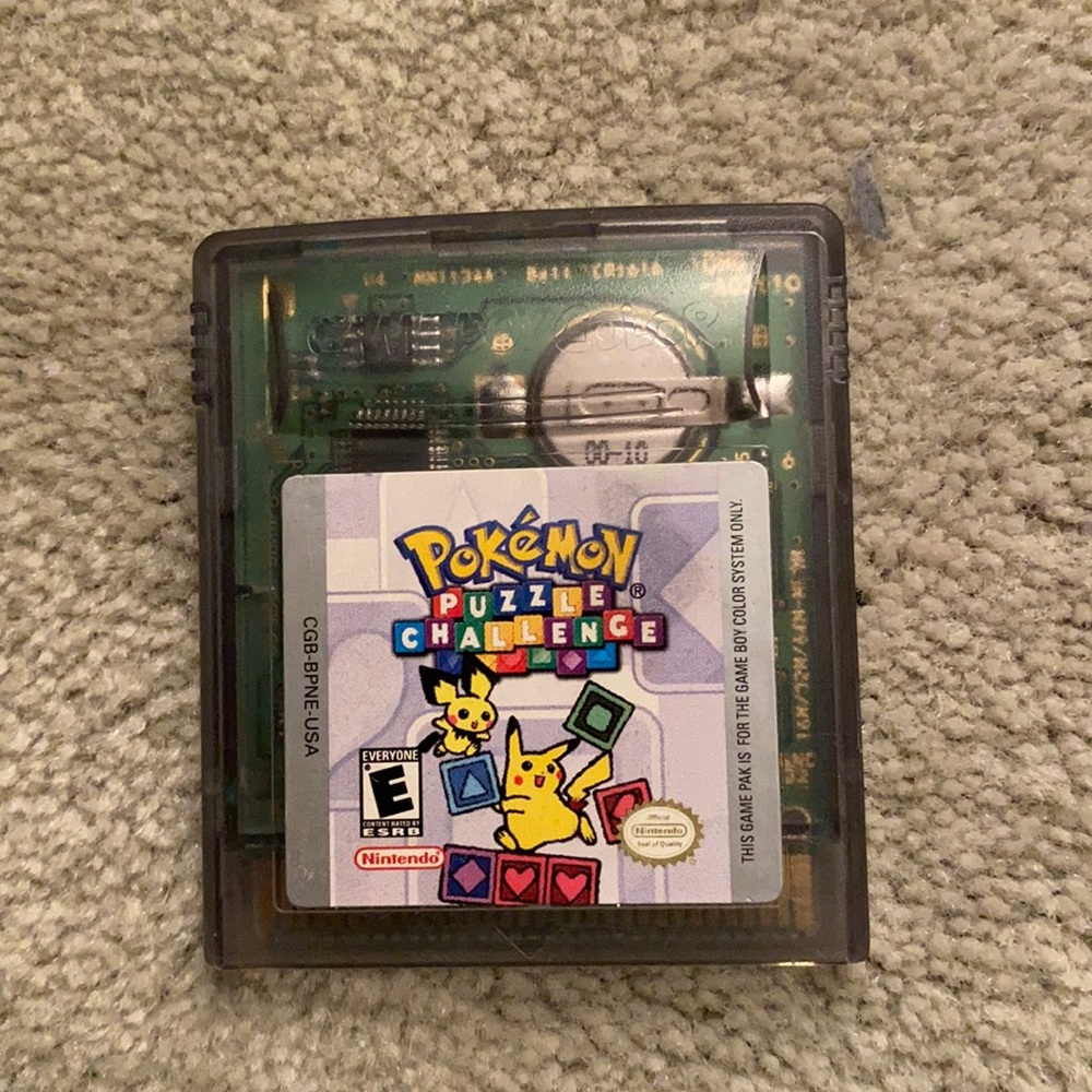 Pokémon puzzle gameboy game
